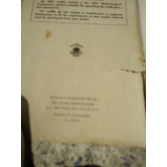 Instructions For Assembling and Operating Lionel Trains - Picture 2 of 5